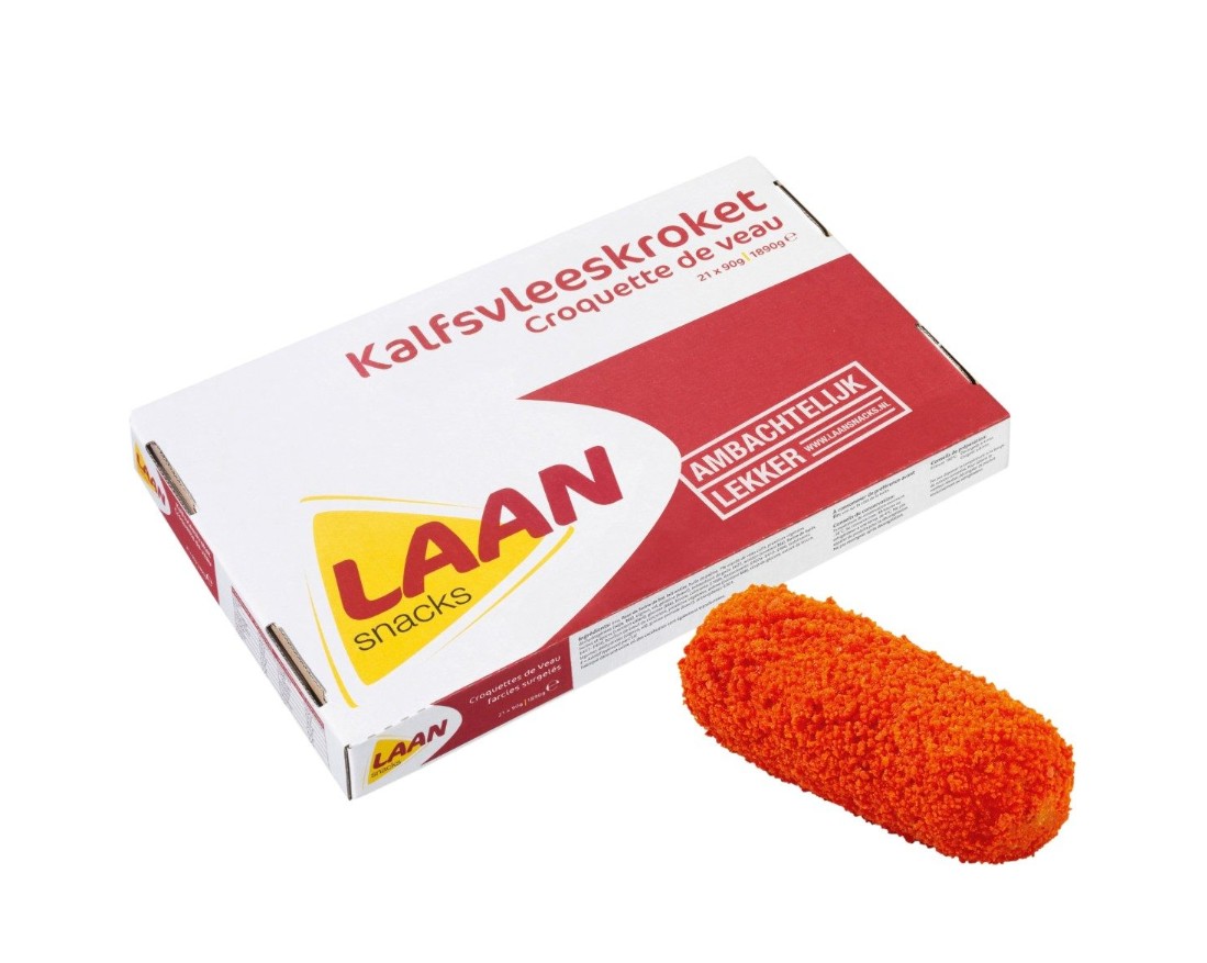 Laan Kalfskroket 21x90gr